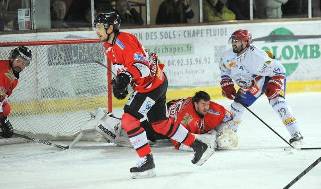 Photo hockey match Briançon  - Lyon le 13/01/2015