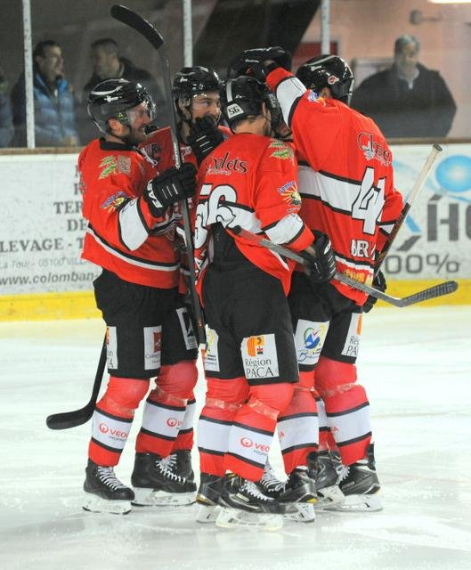 Photo hockey match Briançon  - Lyon le 13/01/2015
