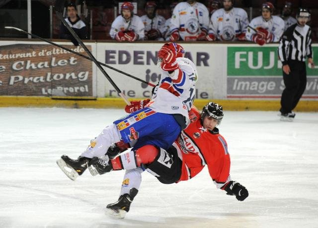 Photo hockey match Briançon  - Lyon le 13/01/2015