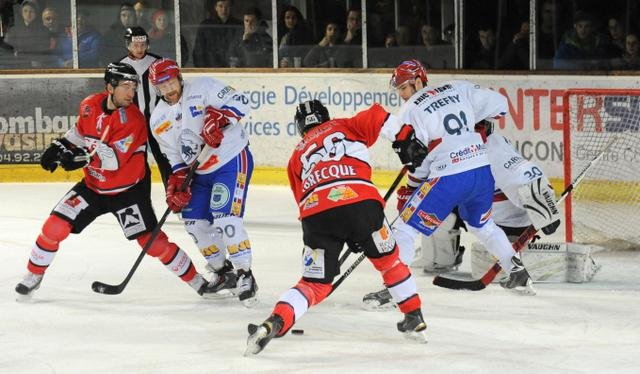 Photo hockey match Briançon  - Lyon le 13/01/2015