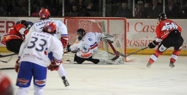 Photo hockey match Briançon  - Lyon le 13/01/2015