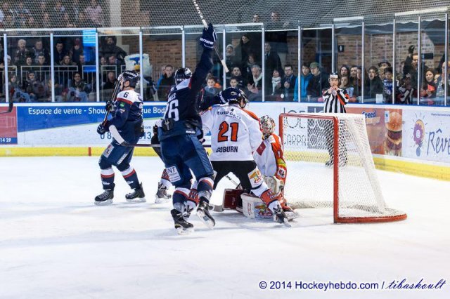 Photo hockey match Angers  - Amiens  le 17/01/2015