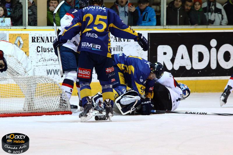Chamonix  3 - 4 Angers 