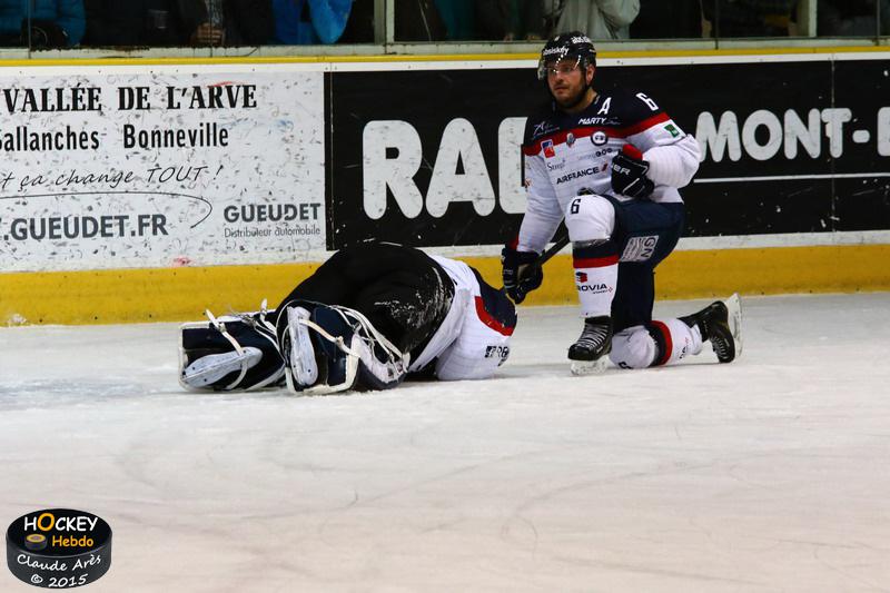 Chamonix  3 - 4 Angers 