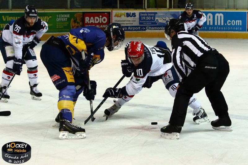 Chamonix  3 - 4 Angers 
