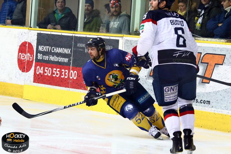 Chamonix  3 - 4 Angers 