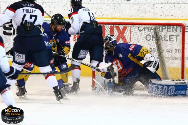 Photo hockey match Chamonix  - Angers  le 20/01/2015