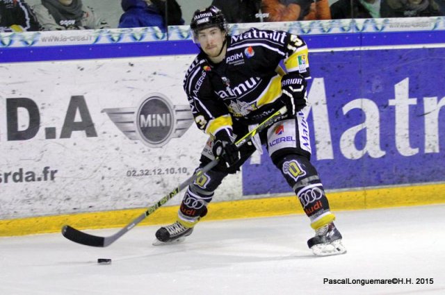 Photo hockey match Rouen - Chamonix  le 23/01/2015