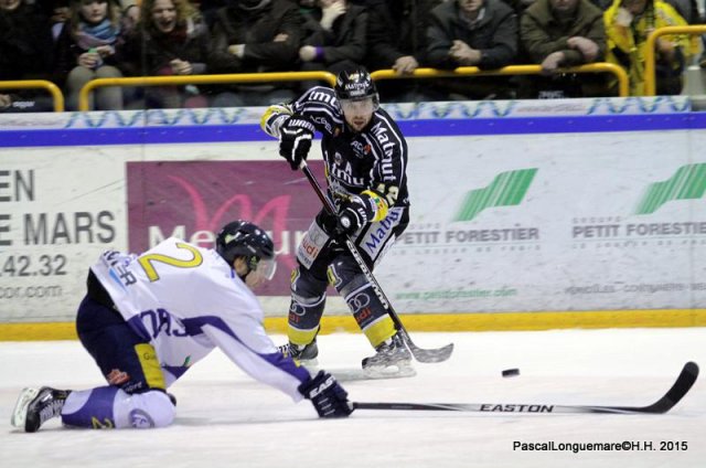 Photo hockey match Rouen - Chamonix  le 23/01/2015