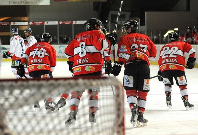 Photo hockey match Briançon  - Caen  le 23/01/2015