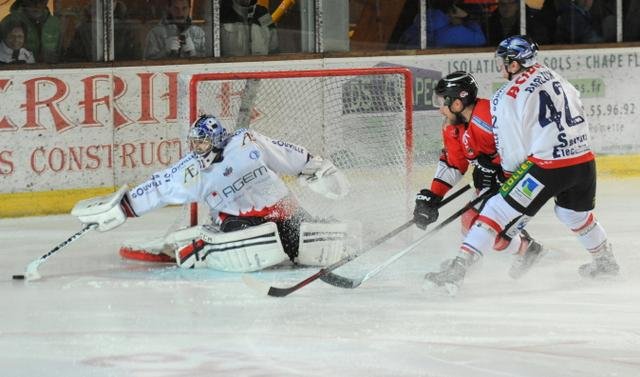 Photo hockey match Briançon  - Caen  le 23/01/2015