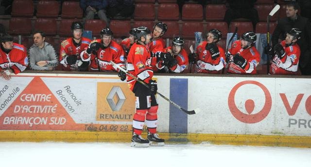 Photo hockey match Briançon  - Caen  le 23/01/2015