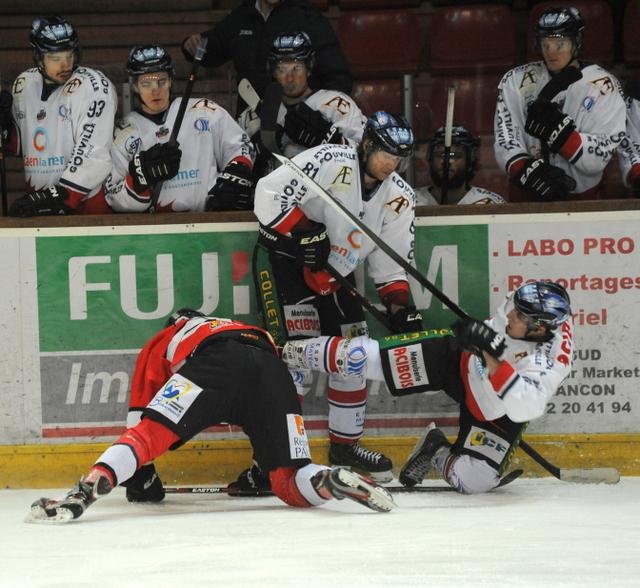 Photo hockey match Briançon  - Caen  le 23/01/2015
