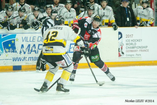Photo hockey match Rouen - Amiens  le 25/01/2015