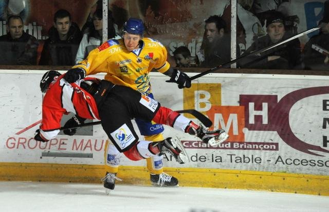 Photo hockey match Briançon  - Dijon  le 27/01/2015
