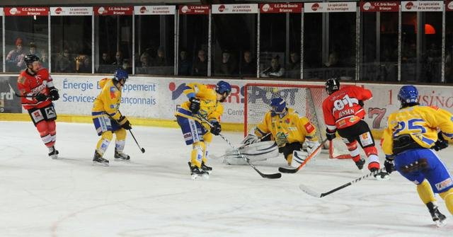 Photo hockey match Briançon  - Dijon  le 27/01/2015