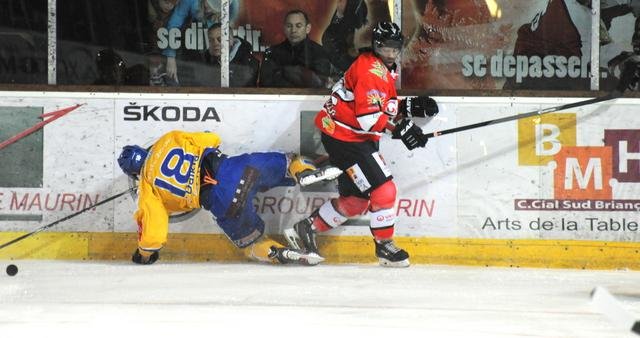 Photo hockey match Briançon  - Dijon  le 27/01/2015