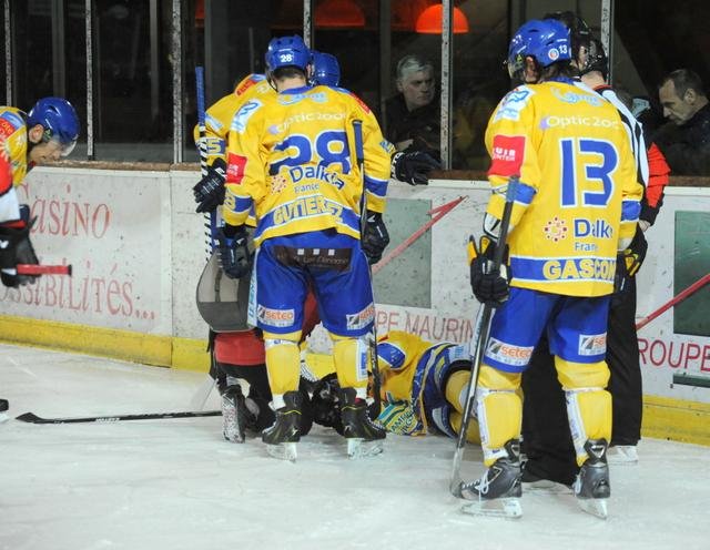 Photo hockey match Briançon  - Dijon  le 27/01/2015