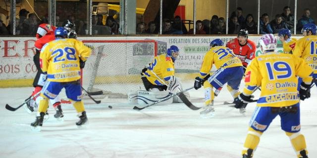 Photo hockey match Briançon  - Dijon  le 27/01/2015