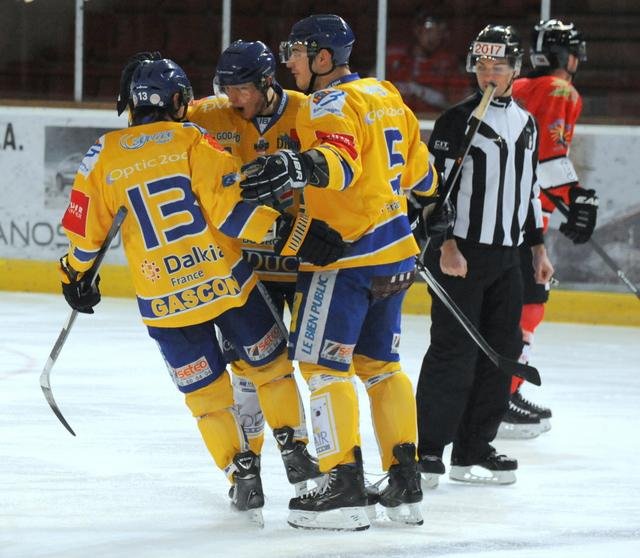 Photo hockey match Briançon  - Dijon  le 27/01/2015