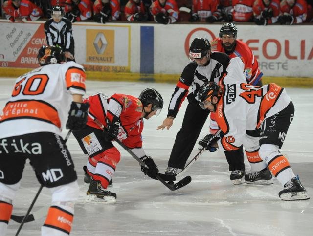 Photo hockey match Briançon  - Epinal  le 31/01/2015