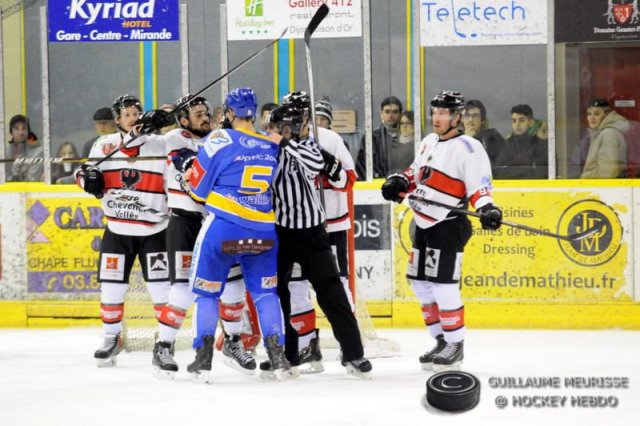 Photo hockey match Dijon  - Briançon  le 10/02/2015
