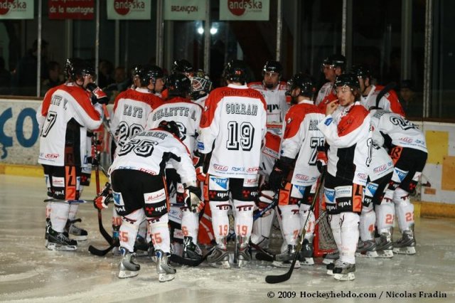 Photo hockey match Briançon  - Tours  le 10/01/2009