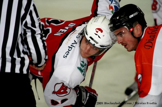 Photo hockey match Briançon  - Tours  le 10/01/2009