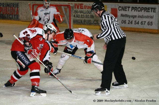 Photo hockey match Briançon  - Tours  le 10/01/2009