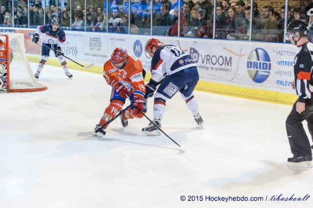 Photo hockey match Angers  - Lyon le 13/02/2015