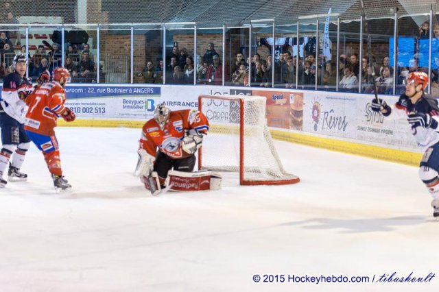 Photo hockey match Angers  - Lyon le 13/02/2015