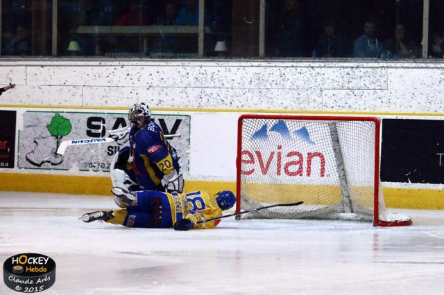 Photo hockey match Chamonix  - Dijon  le 17/02/2015