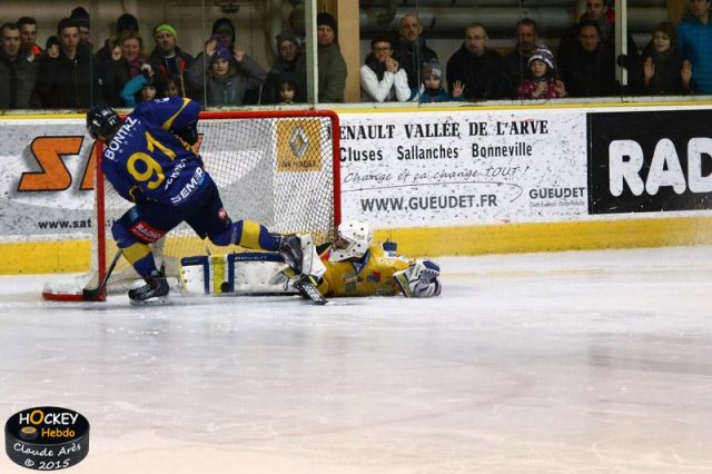 Photo hockey match Chamonix  - Dijon  le 17/02/2015