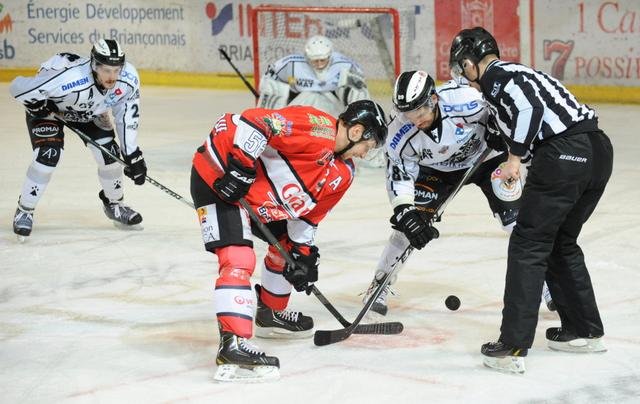 Photo hockey match Briançon  - Brest  le 17/02/2015