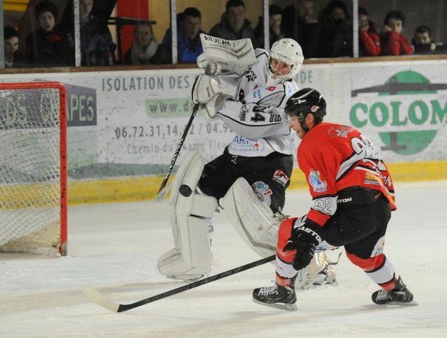 Photo hockey match Briançon  - Brest  le 17/02/2015