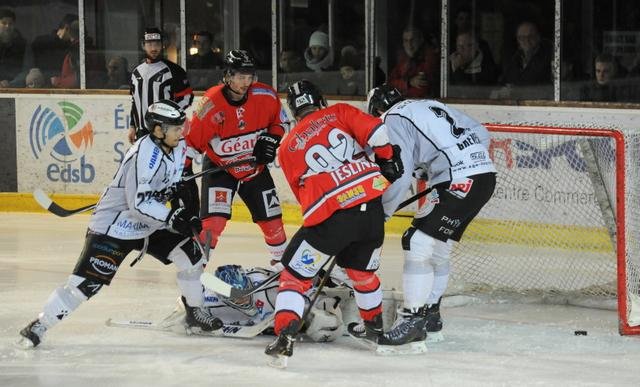 Photo hockey match Briançon  - Brest  le 17/02/2015