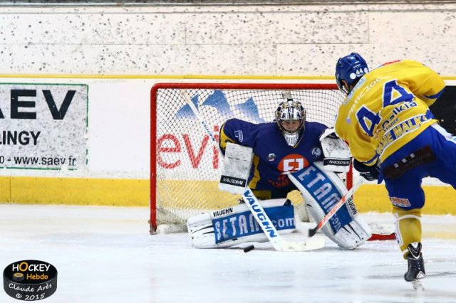 Photo hockey match Chamonix  - Dijon  le 18/02/2015
