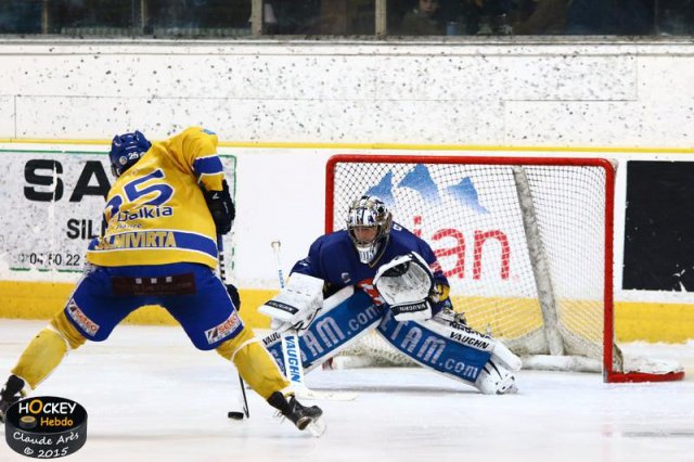 Photo hockey match Chamonix  - Dijon  le 18/02/2015