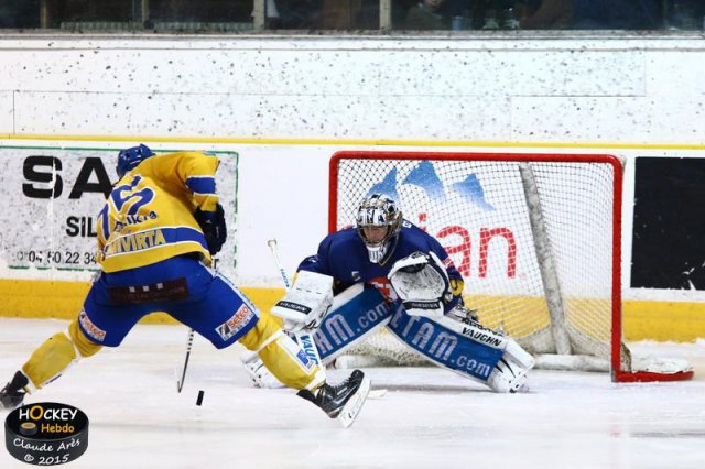 Photo hockey match Chamonix  - Dijon  le 18/02/2015