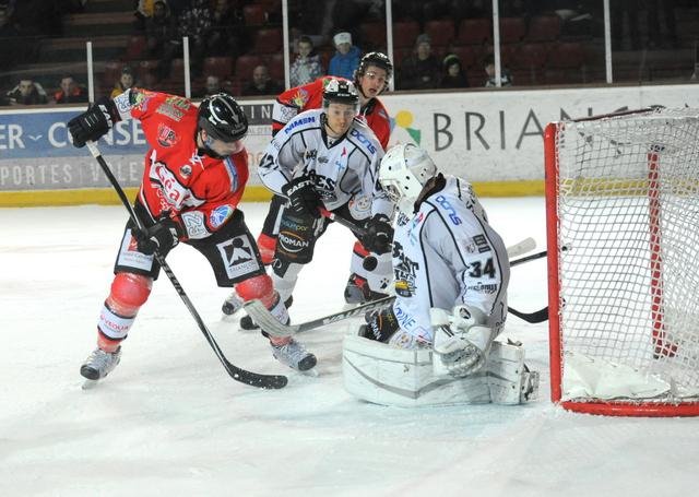 Photo hockey match Briançon  - Brest  le 18/02/2015
