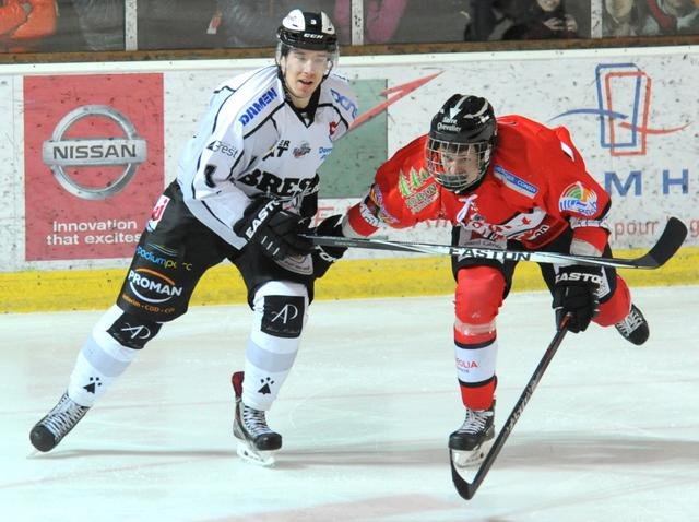 Photo hockey match Briançon  - Brest  le 18/02/2015