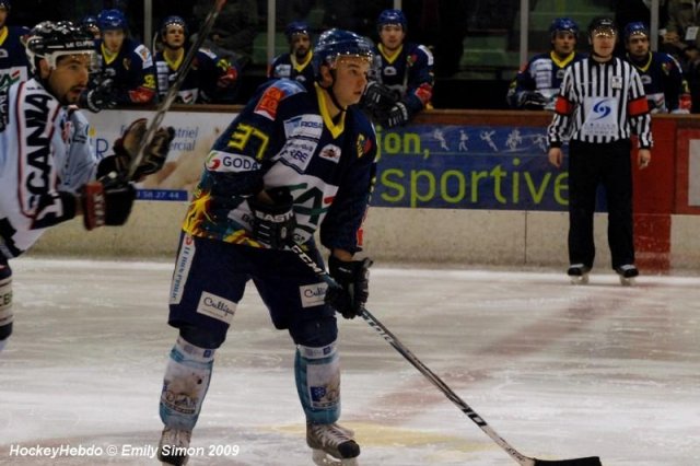 Photo hockey match Dijon  - Angers  le 10/01/2009