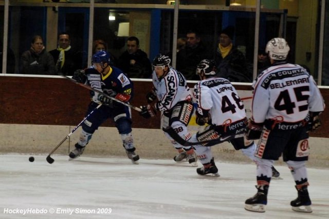 Photo hockey match Dijon  - Angers  le 10/01/2009