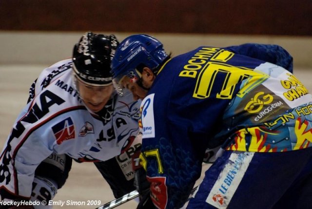 Photo hockey match Dijon  - Angers  le 10/01/2009