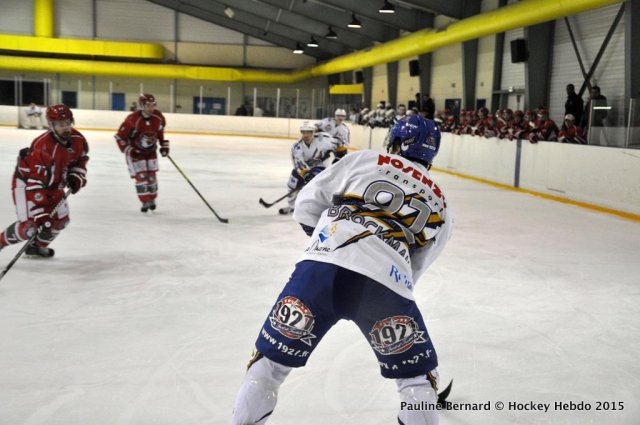 Photo hockey match Reims* - Courbevoie  le 22/02/2015