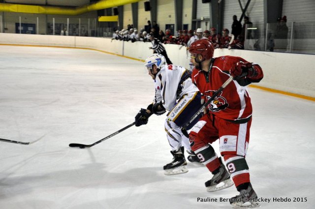 Photo hockey match Reims* - Courbevoie  le 22/02/2015