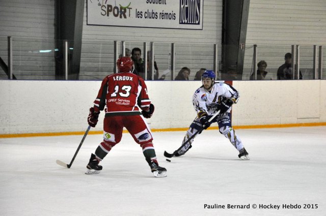 Photo hockey match Reims* - Courbevoie  le 22/02/2015