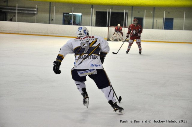Photo hockey match Reims* - Courbevoie  le 22/02/2015