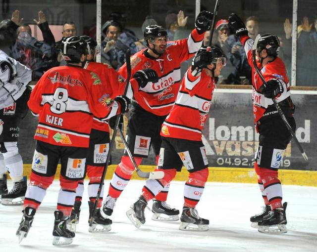 Photo hockey match Briançon  - Brest  le 24/02/2015