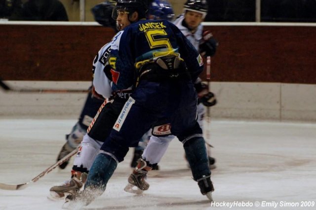 Photo hockey match Dijon  - Angers  le 10/01/2009